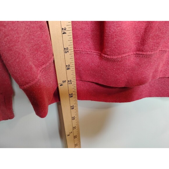 Coca-Cola Long Sleeve Crewneck Graphic Sweatshirt Heathered Red Adult Large LS - Picture 5 of 6